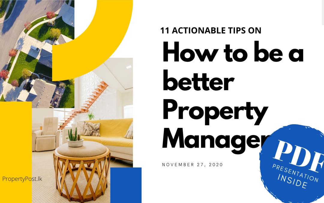 11 actionable tips on being a better Property Manager