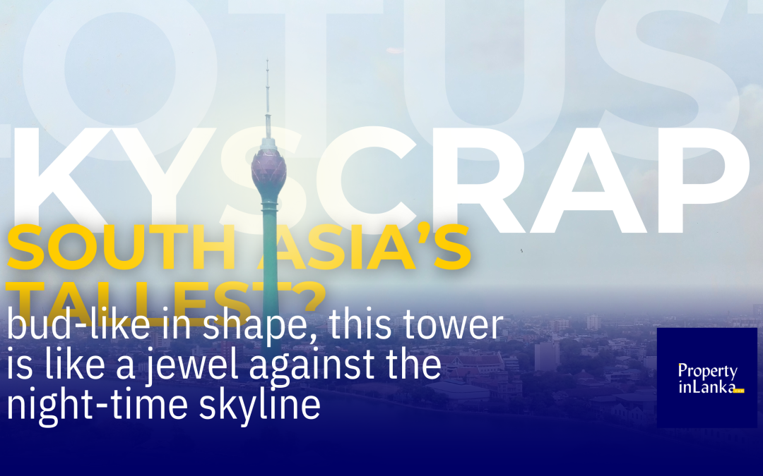 Bud-like in shape, this tower is like a jewel against the night-time skyline